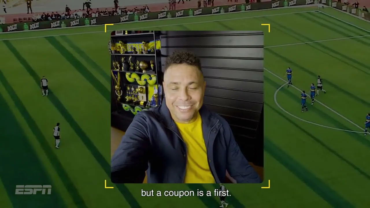 Ronaldo Nazário, una de las figuras del fútbol en la comunicación de Mercado Livre